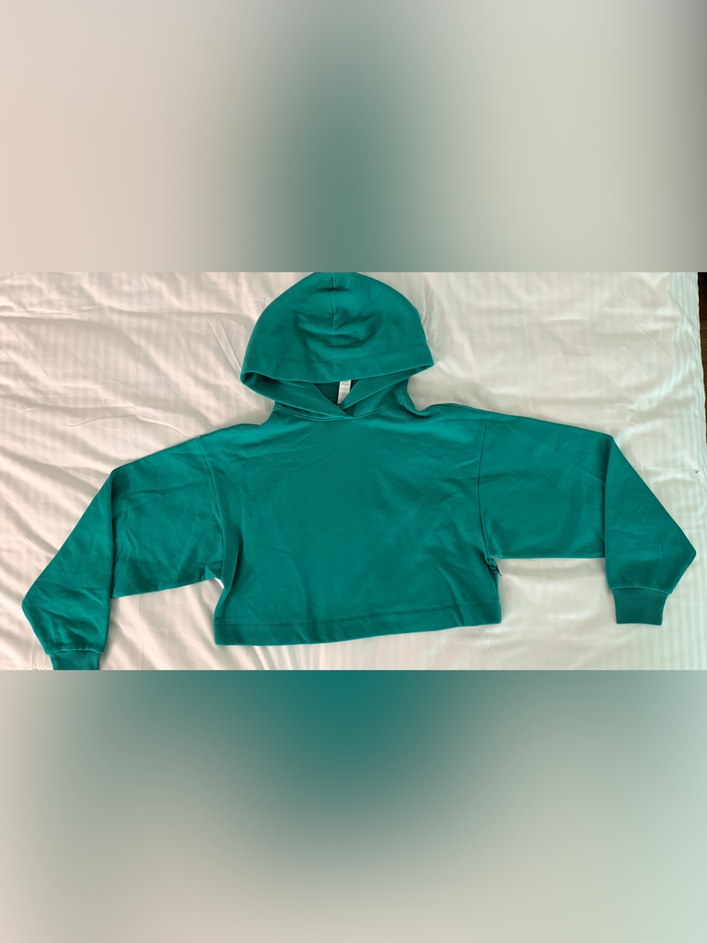 ALO Yoga Bae Hoodie in Spruce Green - Picture 2 of 5